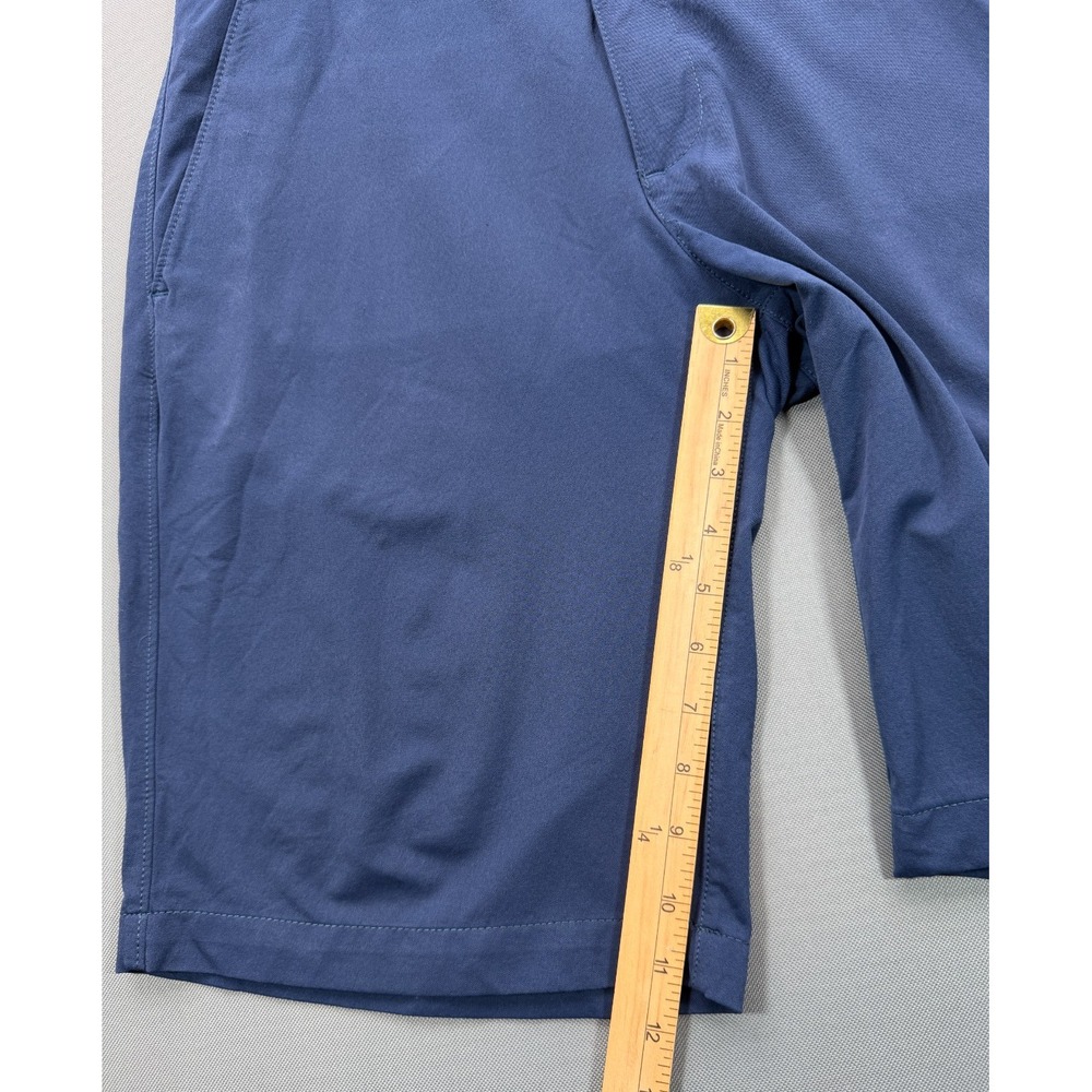 Under Armour Golf Shorts Navy Blue Stretch Performance Flat Front | Men's 32 - Picture 6 of 11